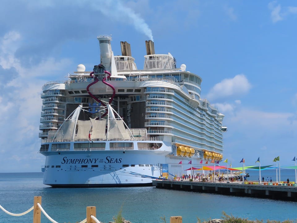 Symphony of the Seas owned by Royal Caribbean Group is the largest cruise ship on the planet