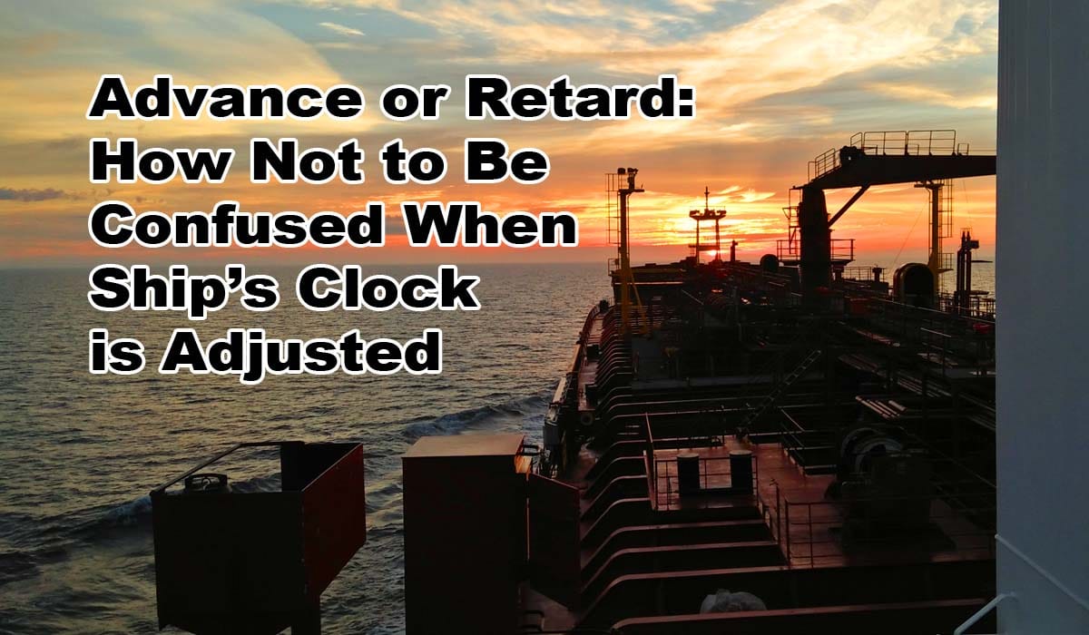 How to Avoid Confusion When Adjusting the Ship’s Time