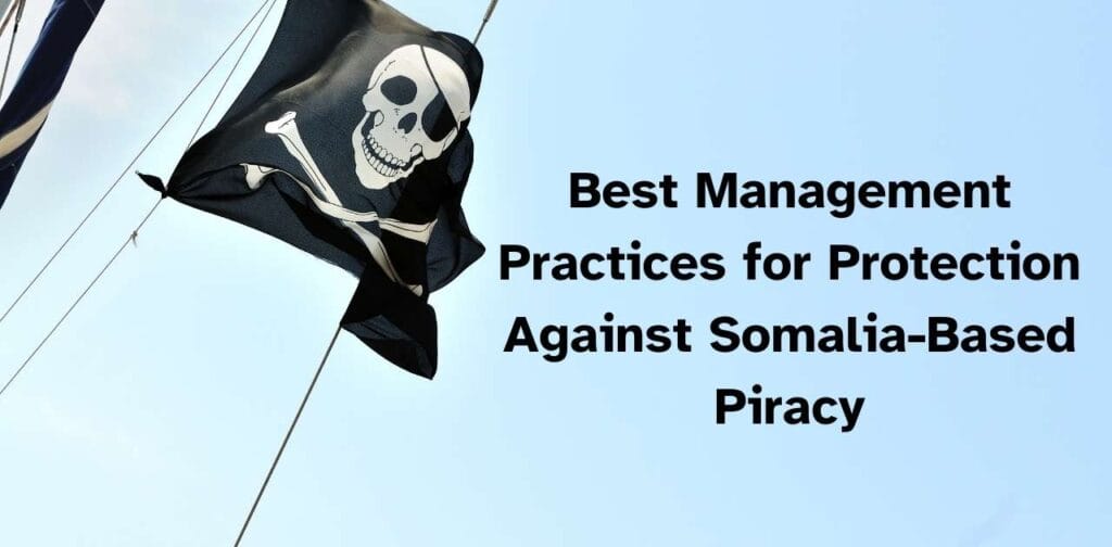 A pirate flag containing a skull and crossbones raised on the mast.
