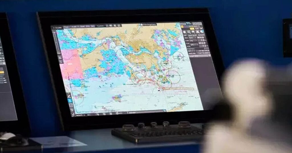 An Electronic Chart Display and Information System (ECDIS).