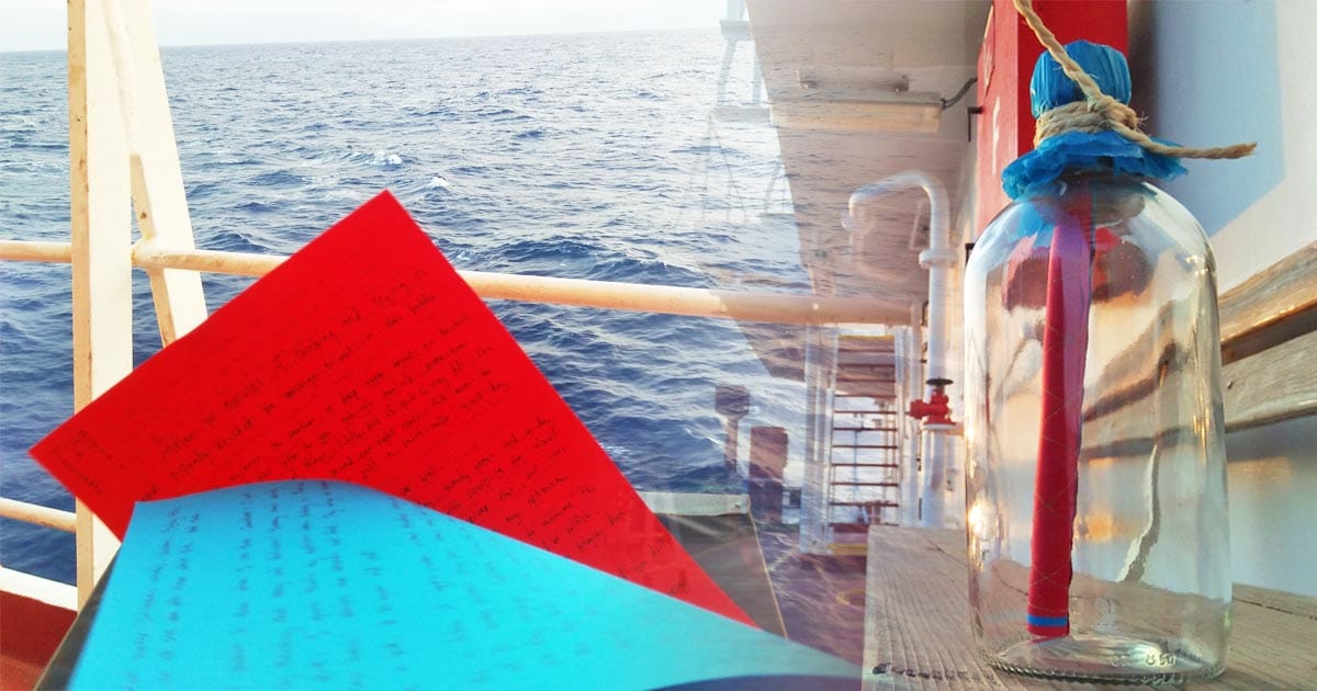 I Wrote a Message In a Bottle & Released It in the Middle of the Atlantic Ocean