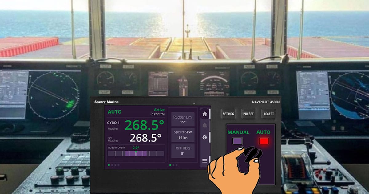When To Change From Ship’s Autopilot to Manual Steering